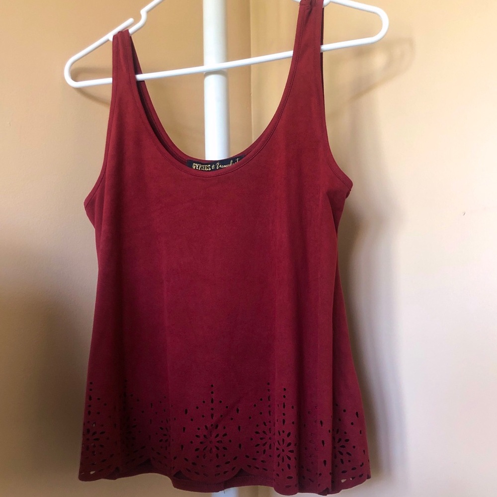 Suede Tank Top